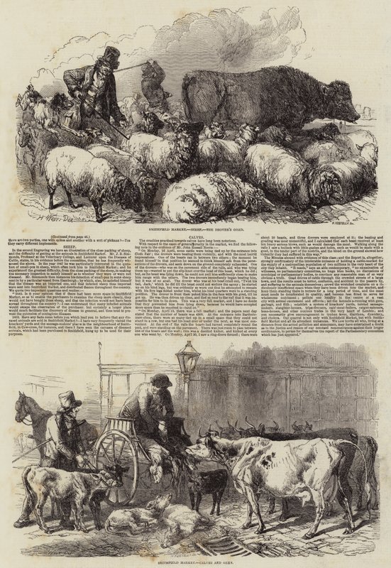 Smithfield Market tekijältä Harrison William Weir