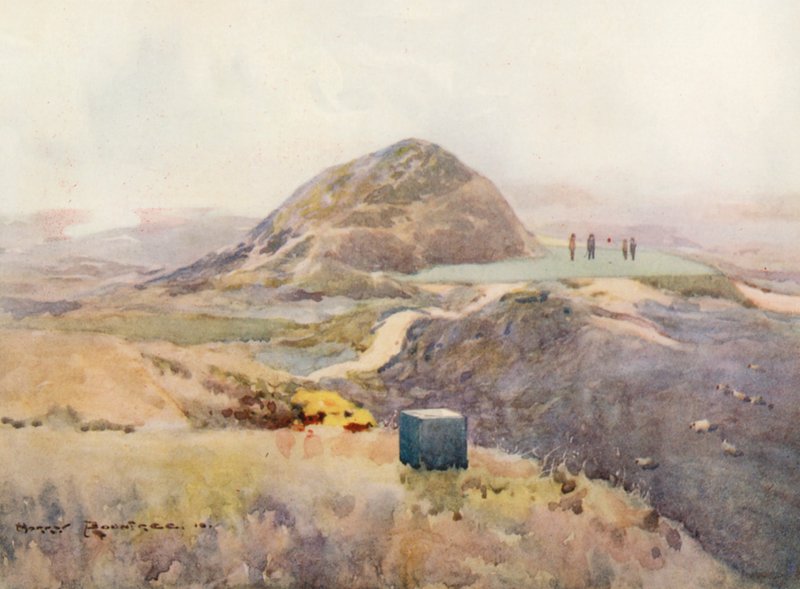 Golfkentät: Troon, uusi lyhyt reikä (värilitro). tekijältä Harry (1878-1950) Rountree