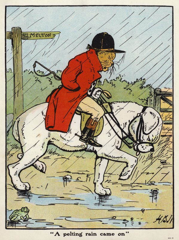 "Sade satoi" (väri litho) tekijältä Harry B Neilson
