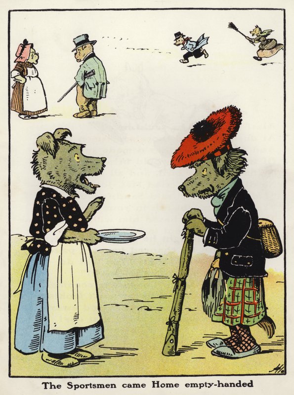 Urheilijat tulivat kotiin tyhjin käsin (väri litho) tekijältä Harry B Neilson