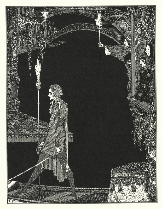 Edgar Allan Poe: The Assignation (litografia) tekijältä Harry Clarke