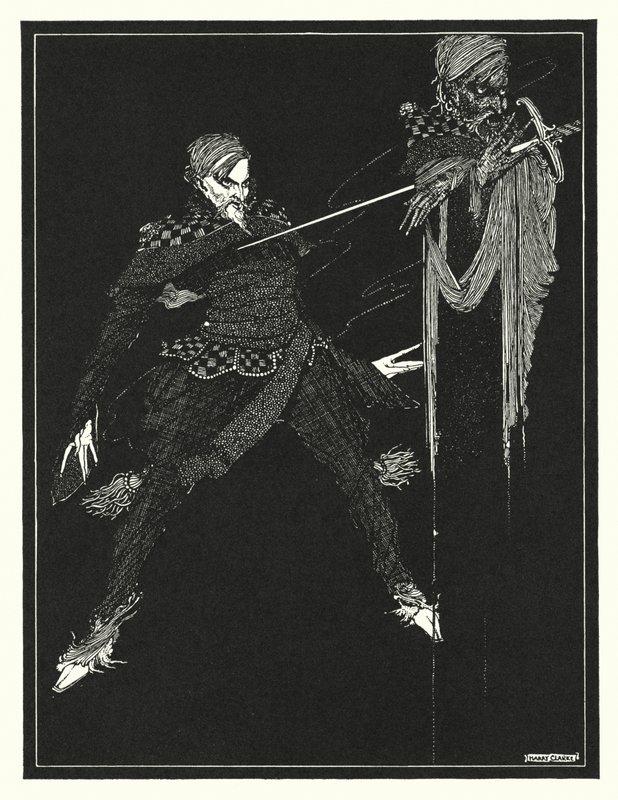 Edgar Allan Poe: William Wilson (litografia) tekijältä Harry Clarke