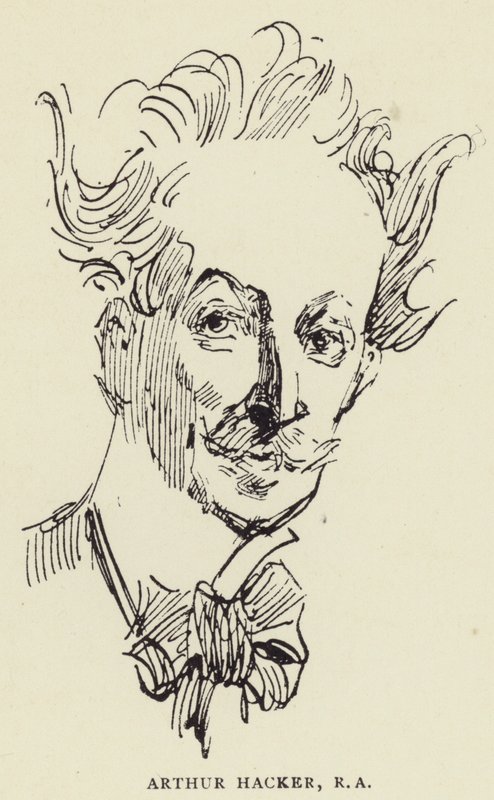 Arthur Hacker, RA tekijältä Harry Furniss