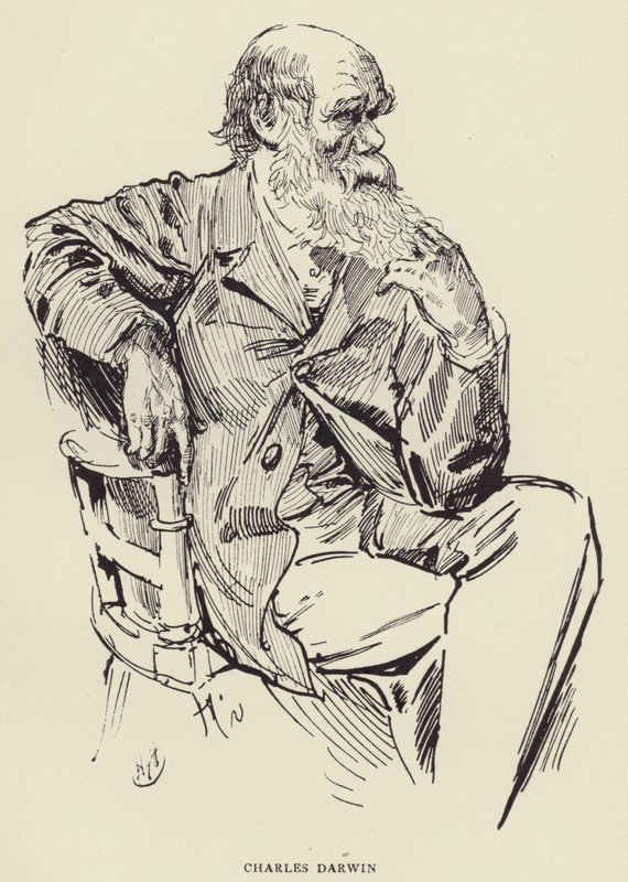 Charles darwin tekijältä Harry Furniss