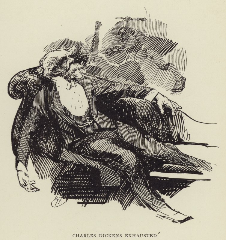 Charles Dickens väsynyt tekijältä Harry Furniss