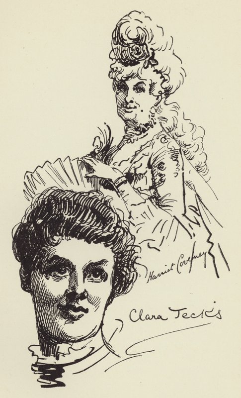 Harriet Coveney ja Clara Jecks tekijältä Harry Furniss