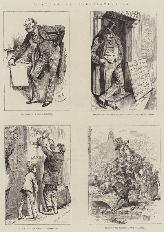 Vaalihuumoria tekijältä Harry Furniss