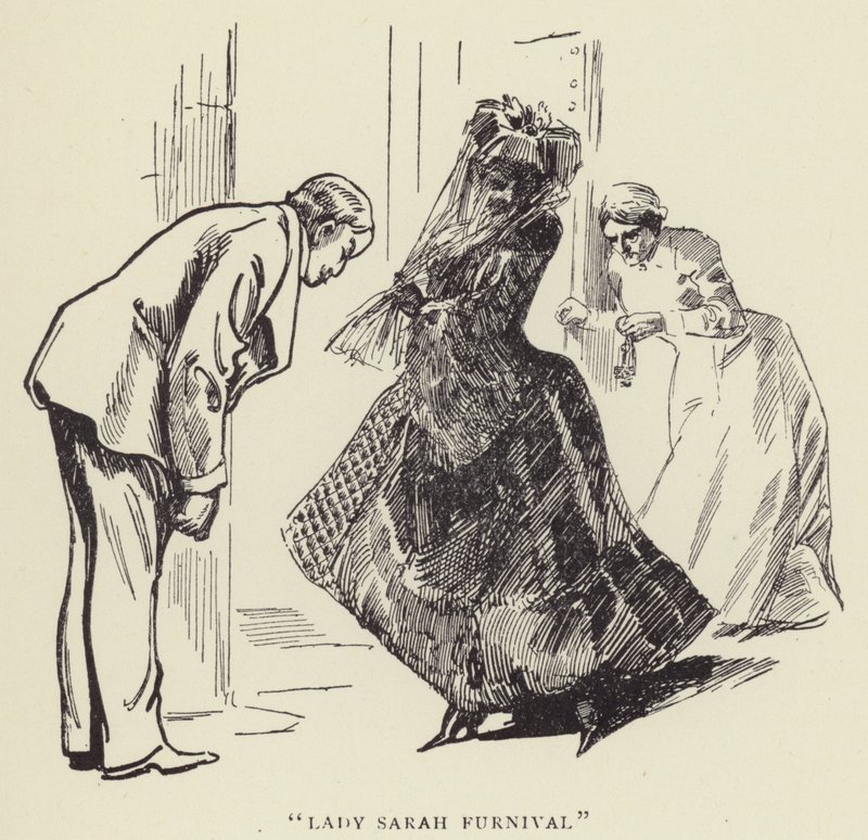 Lady Sarah Furnival tekijältä Harry Furniss