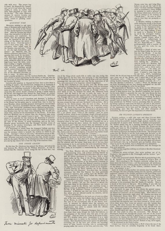 Elämä parlamentissa, muukalaiset talossa tekijältä Harry Furniss