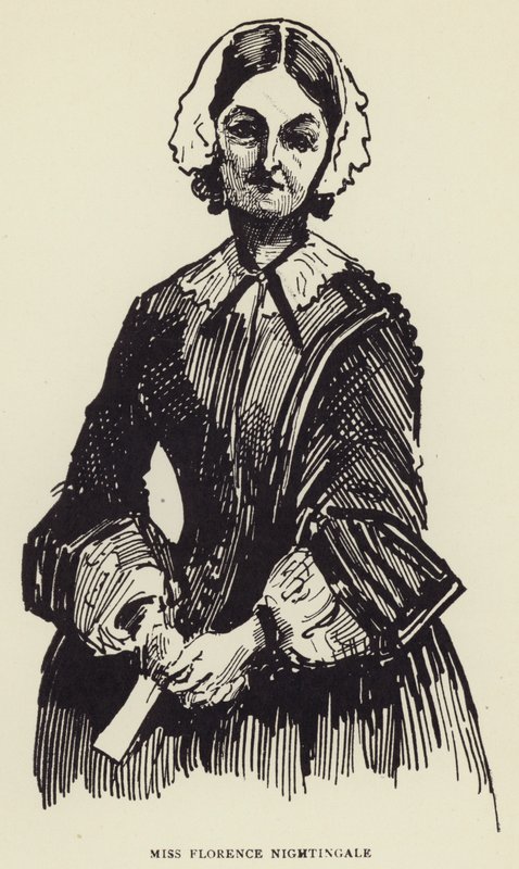 Neiti Florence Nightingale tekijältä Harry Furniss
