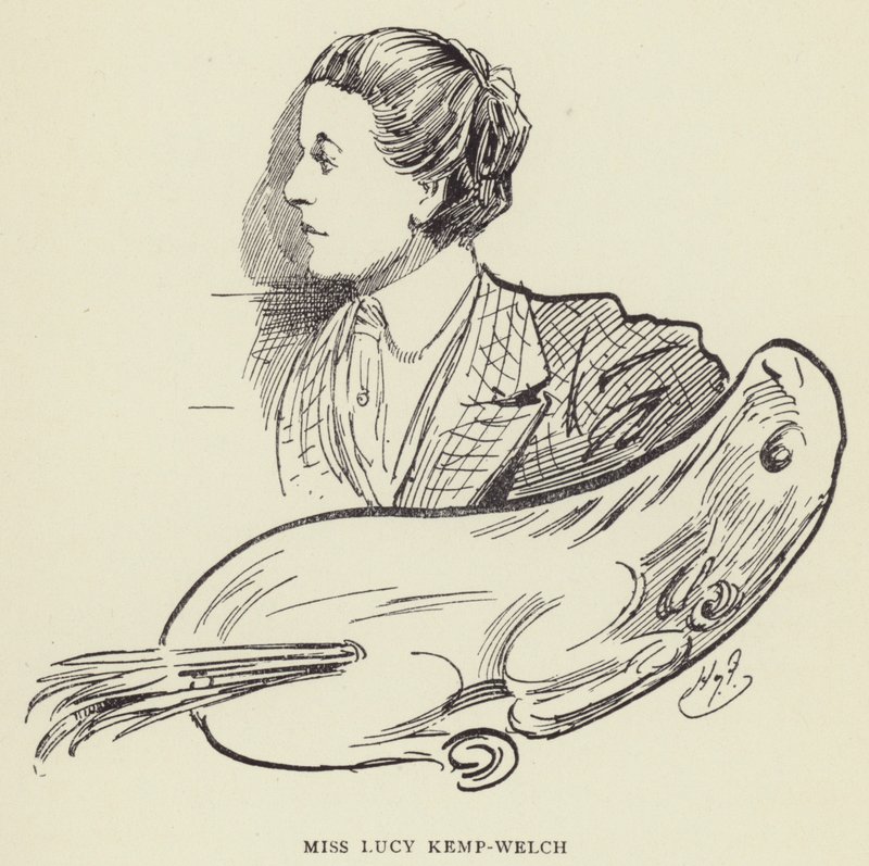 Neiti Lucy Kemp-Welch tekijältä Harry Furniss