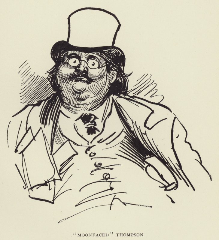 Kuunaamainen Thompson tekijältä Harry Furniss