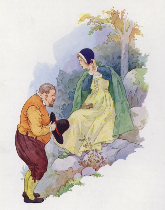 Don Quijoten kuvitus (värilitro) tekijältä Harry George Theaker