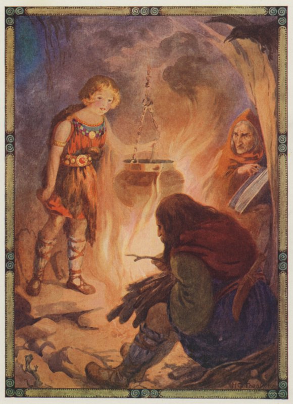 "Hän löysi kaiken niin kuin sen pitäisi olla", Taliesin (värilitra) tekijältä Harry George Theaker