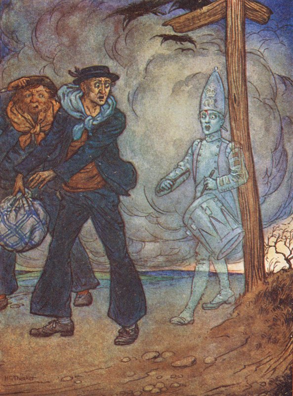 Kuollut rumpali, legenda Salisburyn tasangosta (värilitografia) tekijältä Harry George Theaker