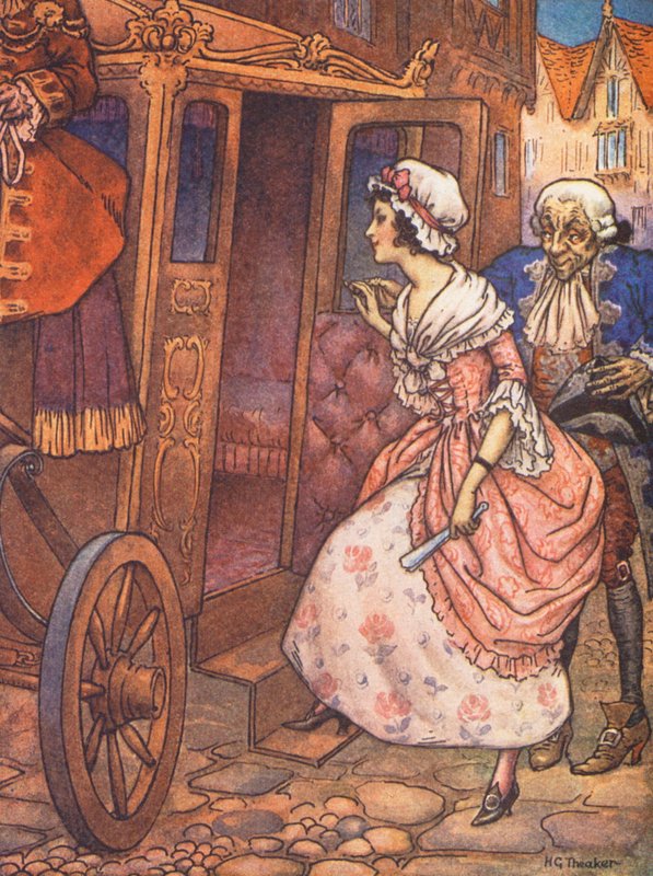 Ingoldsbyn legendat (värillinen litografia) tekijältä Harry George Theaker