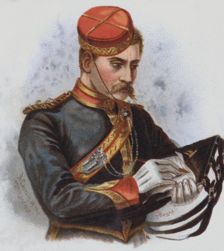 12th Lancersin kapteeni (chromolitho) tekijältä Harry Payne