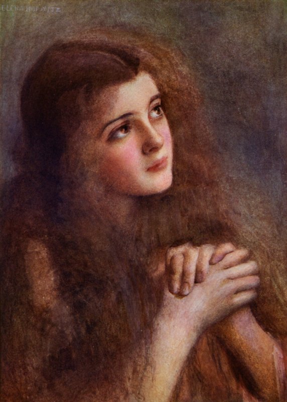 Day Dreams (väri litho) tekijältä Helena Horwitz