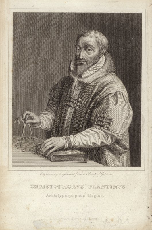 Christophe Plantin tekijältä Hendrik Goltzius