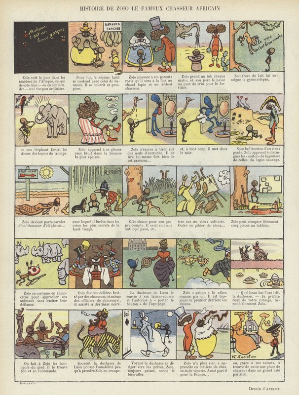 Kuvitus Le Rirelle tekijältä Henri Avelot
