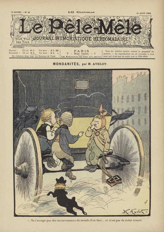 Mondanites. Kuvitus Le Pele-Melestä, 1902 tekijältä Henri Avelot