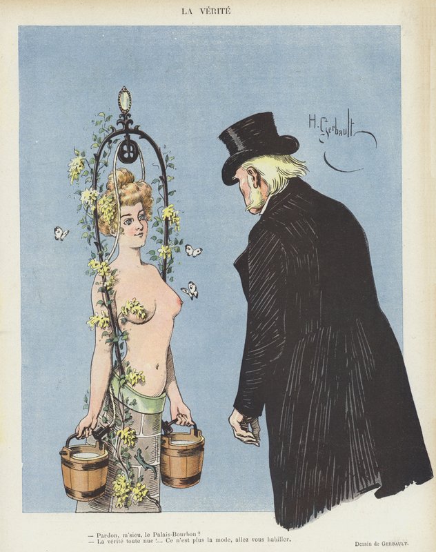 Kuvitus Le Rirelle (väri litho) tekijältä Henri Gerbault