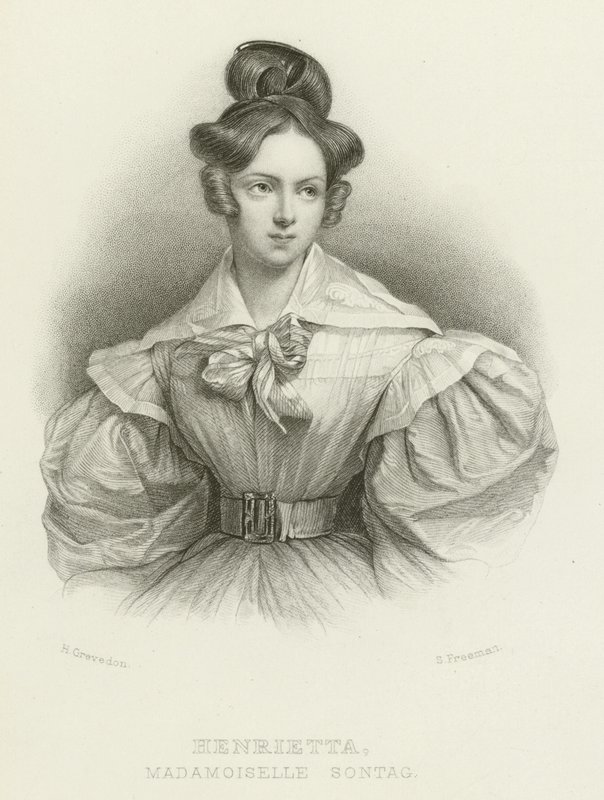 Henrietta, Madamoiselle Sontag tekijältä Henri Grevedon