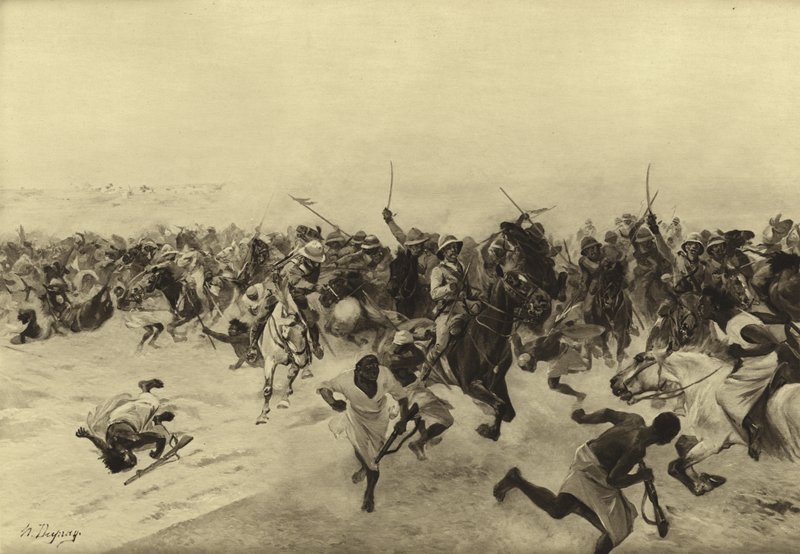 Omdurmanin taistelu, 1899 (syväpaino) tekijältä Henri Louis Dupray