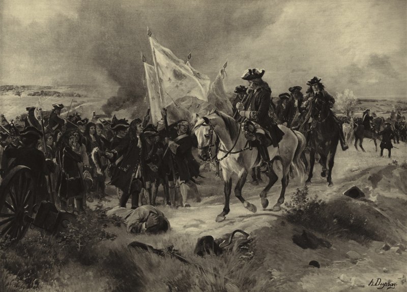 Ramilliesin taistelu, 1706 (syväpaino) tekijältä Henri Louis Dupray