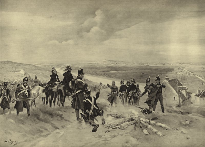 St Cloudin taistelu, 1814 (syväpaino) tekijältä Henri Louis Dupray
