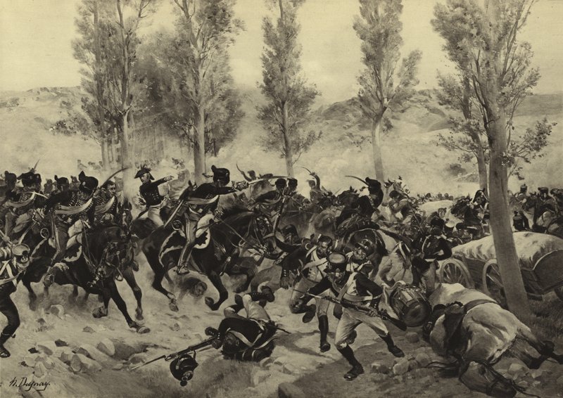 Vitorian taistelu, 1813 (syväpaino) tekijältä Henri Louis Dupray