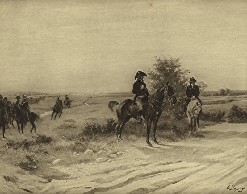 Waterloon taistelu, 1815 (syväpaino) tekijältä Henri Louis Dupray