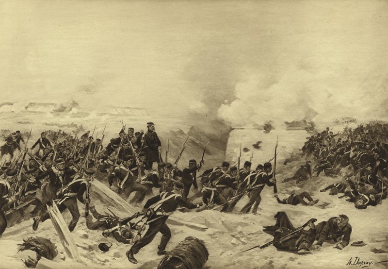 Sebastopolin piiritys, 1854-1855 (syväpaino) tekijältä Henri Louis Dupray