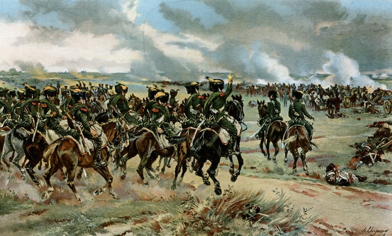20. metsästäjät Wagramissa tekijältä Henri Louis Dupray