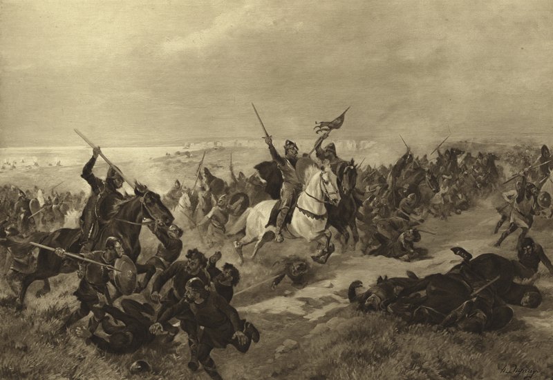 Hastingsin taistelu, 1066 (syväpaino) tekijältä Henri Louis Dupray