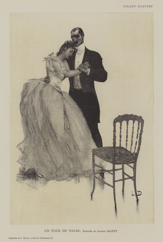 Un Tour de Valse, Ludovic Halevyn novelli. tekijältä Henri Lucien Doucet