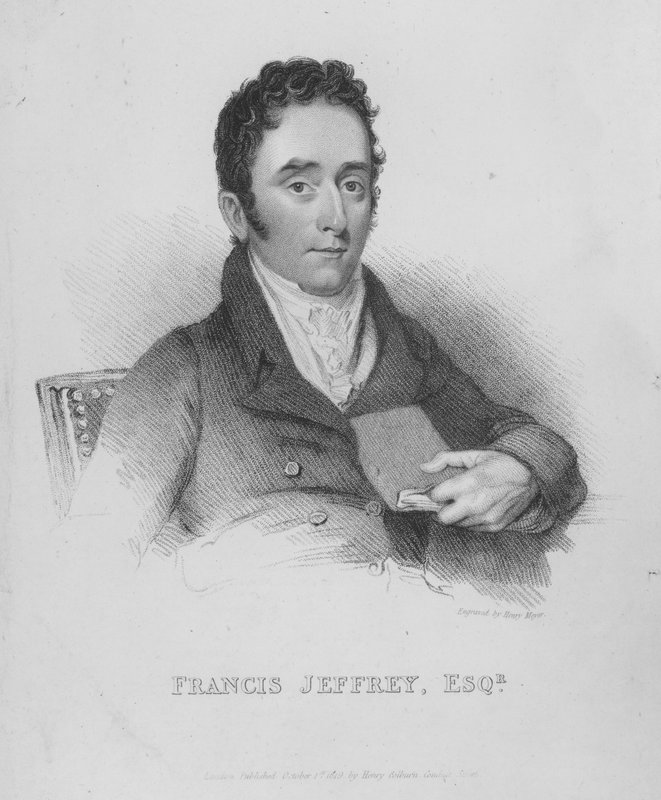 Francis Jeffrey, Lord Jeffrey, skotlantilainen tuomari, kirjallisuuskriitikko ja Edinburgh Review -lehden toimittaja tekijältä Henri after Meyer