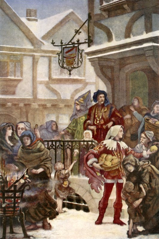 Sir Richard Whittington jakaa hyväntekeväisyyttä tekijältä Henrietta Rae