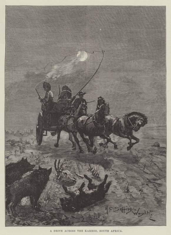 Aja Karoon halki Etelä-Afrikassa tekijältä Henry Charles Seppings Wright