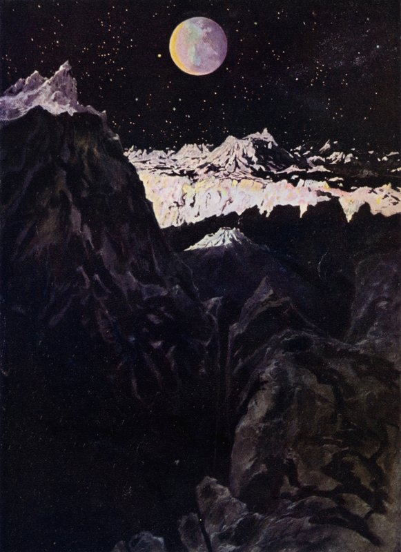 Maisema kuussa tekijältä Henry Charles Seppings Wright