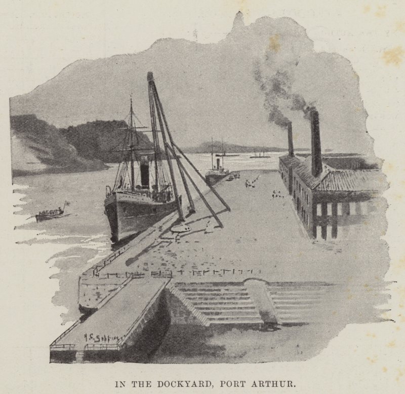Telakalla, Port Arthur tekijältä Henry Charles Seppings Wright