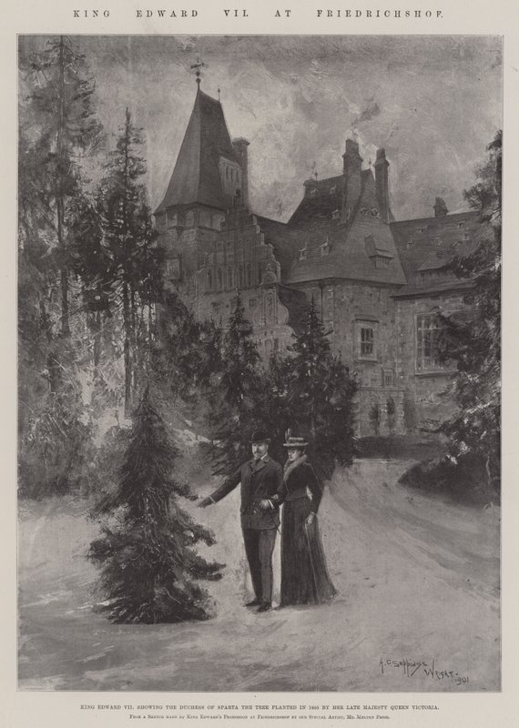 Kuningas Edward VII Friedrichshofissa tekijältä Henry Charles Seppings Wright