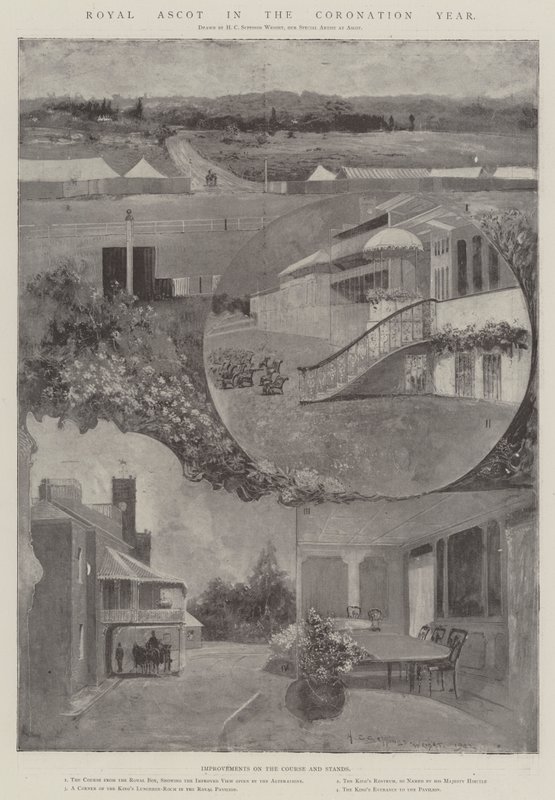 Royal Ascot kruunausvuonna tekijältä Henry Charles Seppings Wright