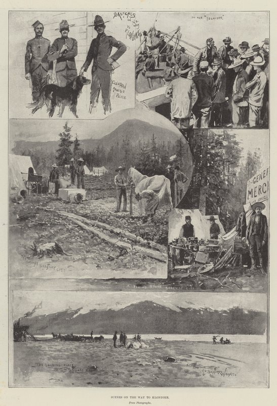 Kohtauksia matkalla Klondikeen tekijältä Henry Charles Seppings Wright