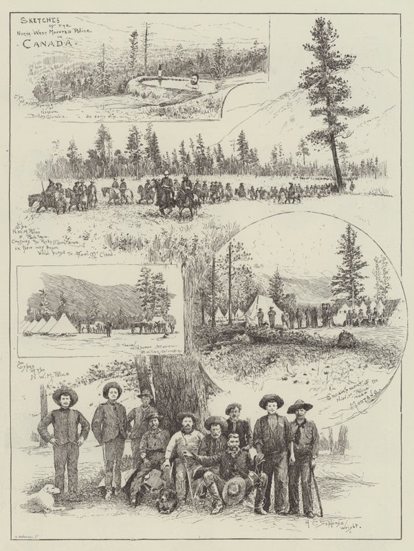 Luonnoksia Kanadan luoteispoliisista tekijältä Henry Charles Seppings Wright