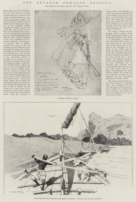 Eteneminen kohti Dongolaa tekijältä Henry Charles Seppings Wright