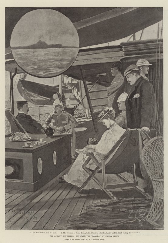 Ashanti Expedition, Loandalla Sierra Leonessa tekijältä Henry Charles Seppings Wright