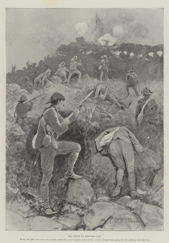 Hyökkäys Game-Tree Fortia vastaan tekijältä Henry Charles Seppings Wright