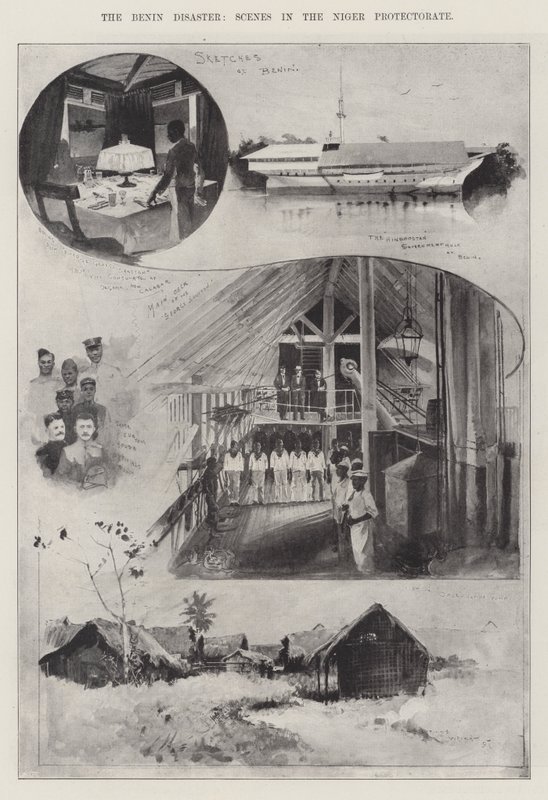 Beninin katastrofi, kohtauksia Nigerin protektoraatissa tekijältä Henry Charles Seppings Wright