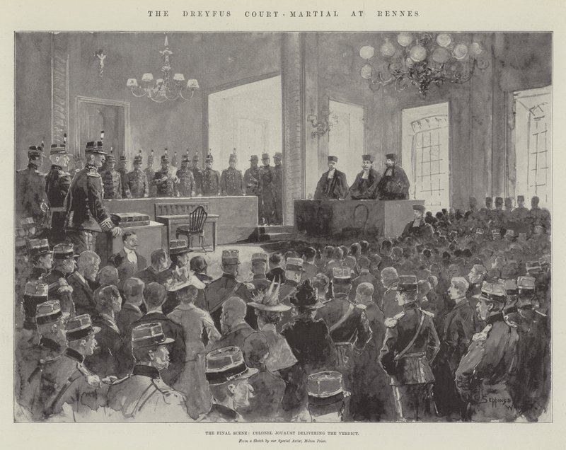 Dreyfus-sotaoikeus Rennesissä tekijältä Henry Charles Seppings Wright